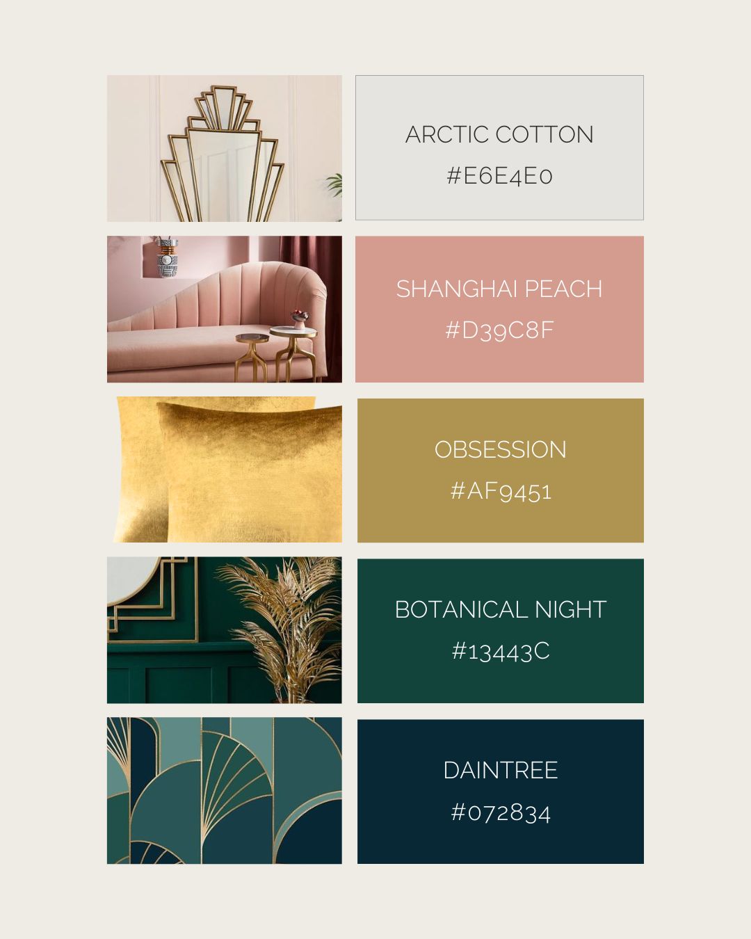 DecoD'Or színpaletta